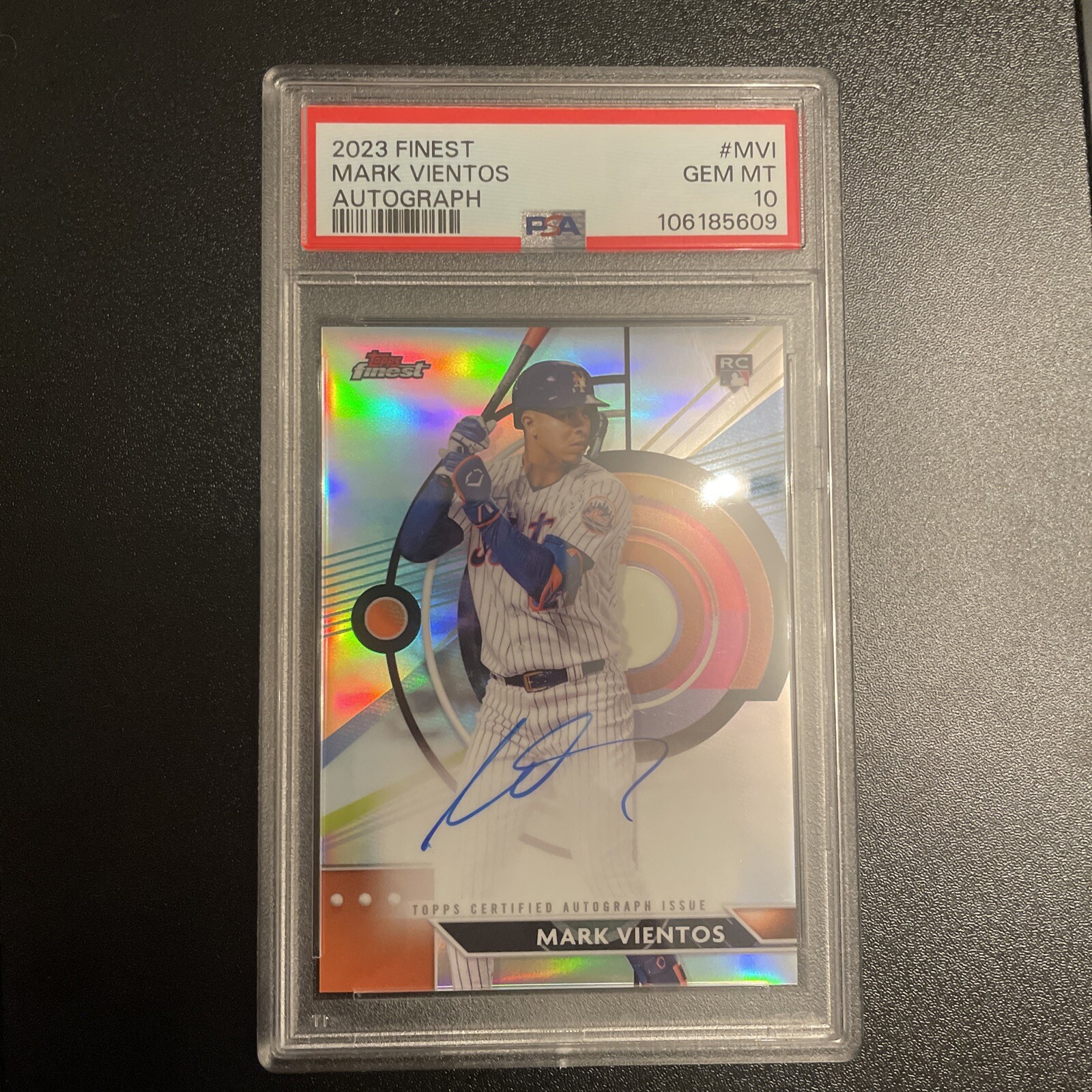 2023 Topps Finest - Finest Autographs Mark Vientos #FA-MVI (AU, RC)