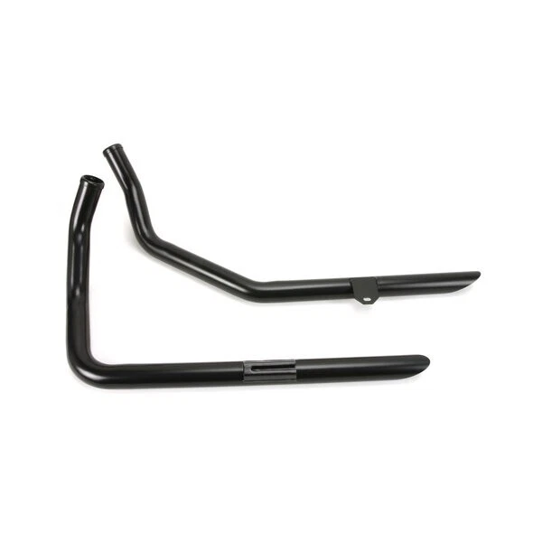 Escape de corte de barra de tubo de arrastre negro de 1 3/4" para 86-03 Harley Sportster XL 90032 Foto 2 de 2