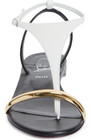 100% AUTHENTIC NEW WOMEN LOUBOUTIN ATHINITA COLORBLOCK SANDALS EU 41/US 11 — photo 2