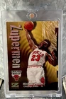 Michael Jordan Card 90’s SKYBOX PREMIUM CHROME FOIL AUTHENTIC BULLS JERSEY #23