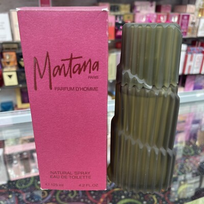 Vintage Collectible MONTANA Parfum D'Homme 4.2 oz 125 ml EDT Spray