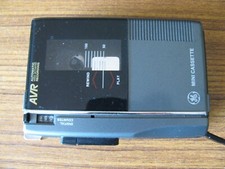 GE 3-5356A VOX Handheld Cassette Tape Recorder New Belt- Tested, Works 