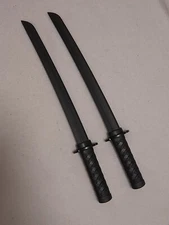 1 PAIR - Polypropylene Training Wakizashi Sword Bokken for Martial Arts Sparring