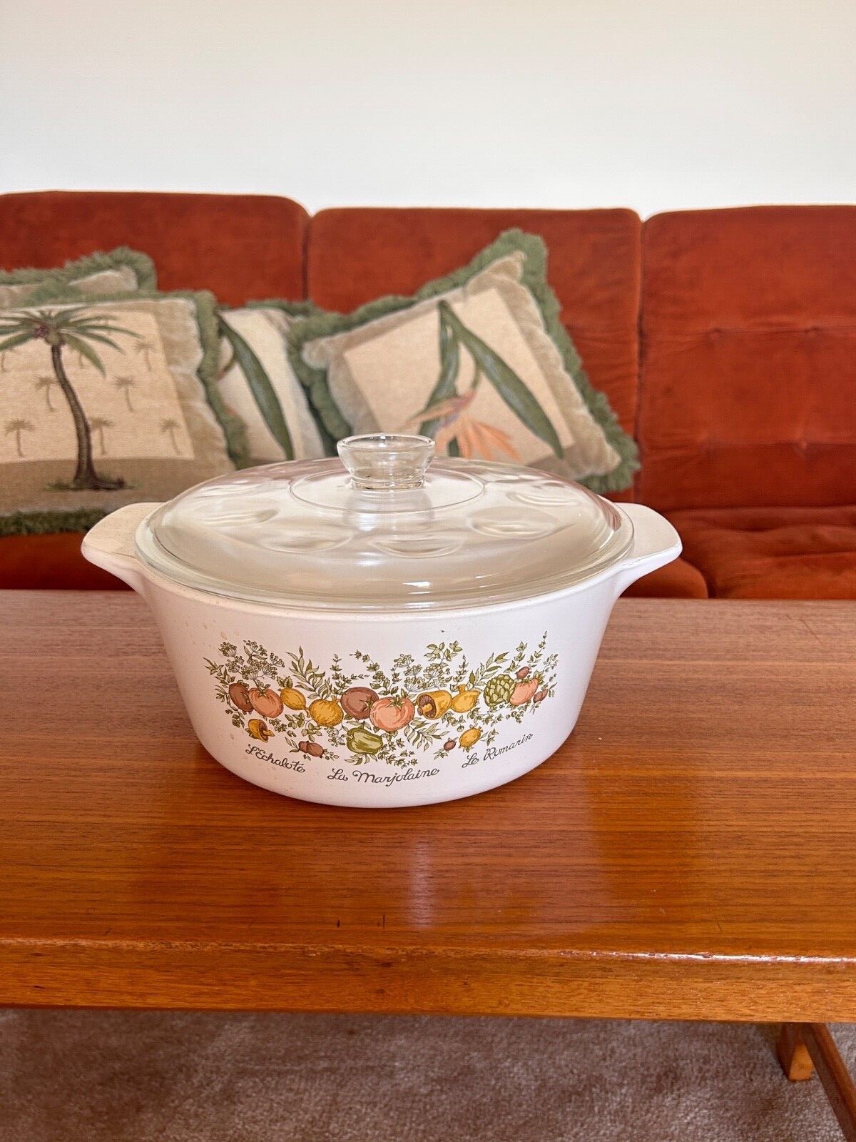 Collectable Rare Vintage Corningware Casserole Dish Spice of Life Excellent Cond eBay