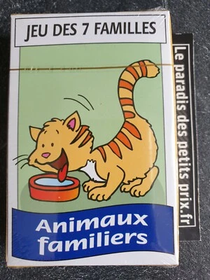 Jeu des 7 familles ,jeu de cartes 7 familles 42 cartes " animaux familiers " - Photo 1/2