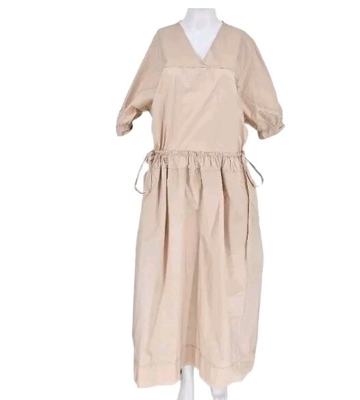 Zara Srpls Limited Edition Maxi Dress Cream Small 2840 045 image 3