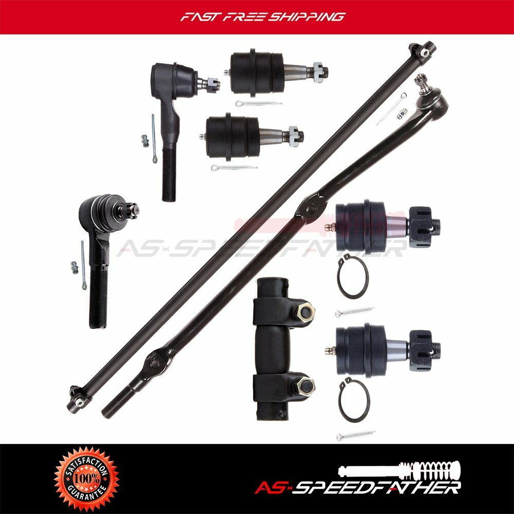 9-Piece Front End Steering Kit For 91-01 Jeep Cherokee - Ball Joints, Tie Rods