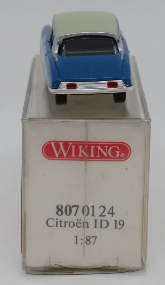 MICRO WIKING HO 1/87 CITROEN DS ID 19 BLEU CLAIR #8070124 IN BOX - Photo 4/4