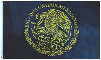 3X5 Estados Unidos Mexicanos MEXICO FLAG Black Yellow MEXICAN CARTEL Flag Banner