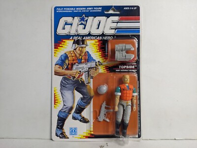 K25i05301 TOPSIDE MOC MINT ON SEALED CARD 1989 GI JOE FIGURE VINTAGE HASBRO