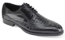 Giovanni Mason Leather Shoes Black