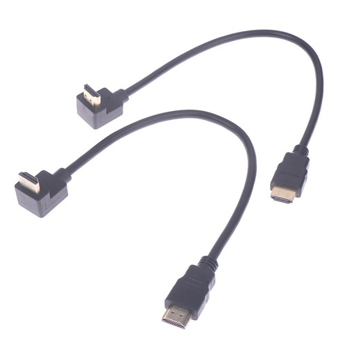 High Speed 4K HDMI 2.0 Cable 90 Degree Angled Extension Cable For PS4 TV} - Photo 10/17
