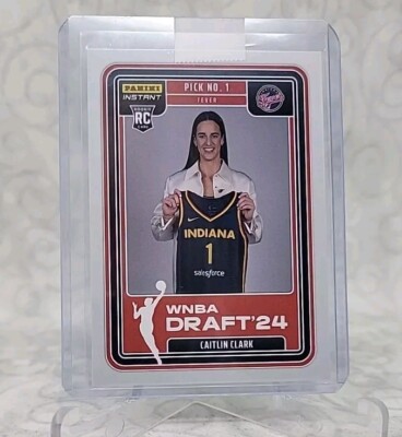 2024 Panini Instant WNBA Draft Night #1 Pick Caitlin Clark Fever - In Hand