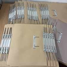 55 x EASTLIGHT No 43212 = 100 BUFF FOOLSCAP A4 JIFFEX FLATFILE OLD STOCK-NEW