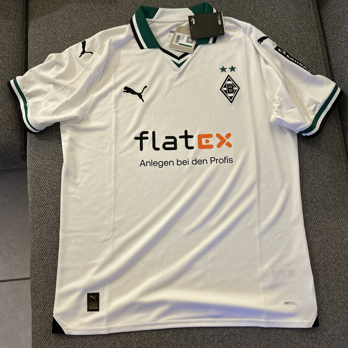 PUMA Borussia Mönchengladbach BMG Home Jersey 23/24 DryCell White