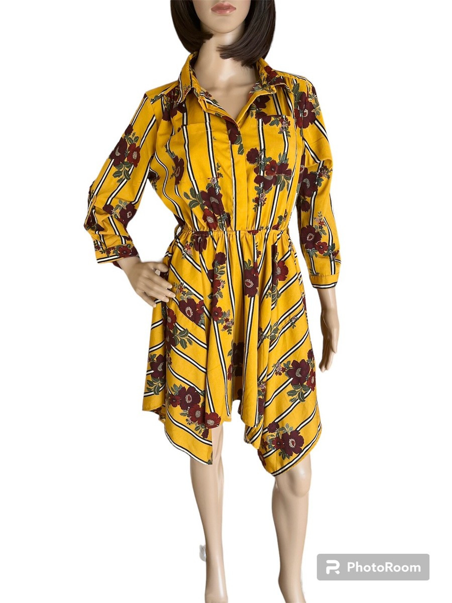 live 4 truth shirt dress Live 4 Truth Collared Shirt Dress Floral Medium