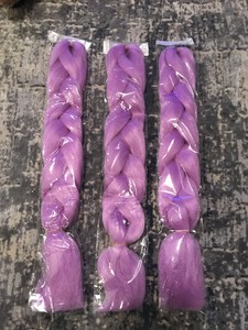 Hair Extensions For Braids Light Purple Ebay