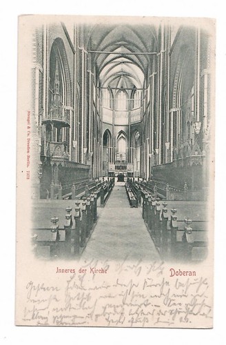 12 310- Litho **Doberan - inneres der kirche * 1900