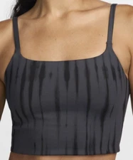 NEW Nike FZ6749-068 One Convertible Gray Light-Support Sports Bra Women's M