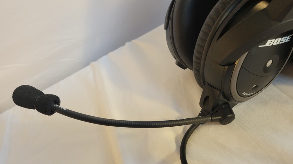 Microphone Original Bose-Gentex Pour Casque A20 Aviation - Référence N100912-02, Occasion Jamais Utilisé