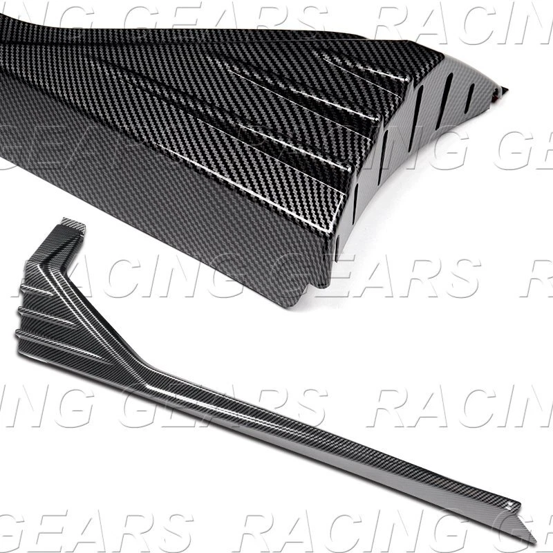 FALDA LATERAL ESTILO MP 30.6" CARBONO ESTILO BALANCÍN DIVISORES ALAS DIFUSOR Foto 3 de 4