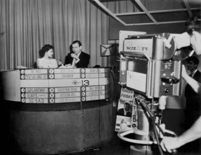 American singer Brenda Lee being interview on a televised chart sh- Old Photo