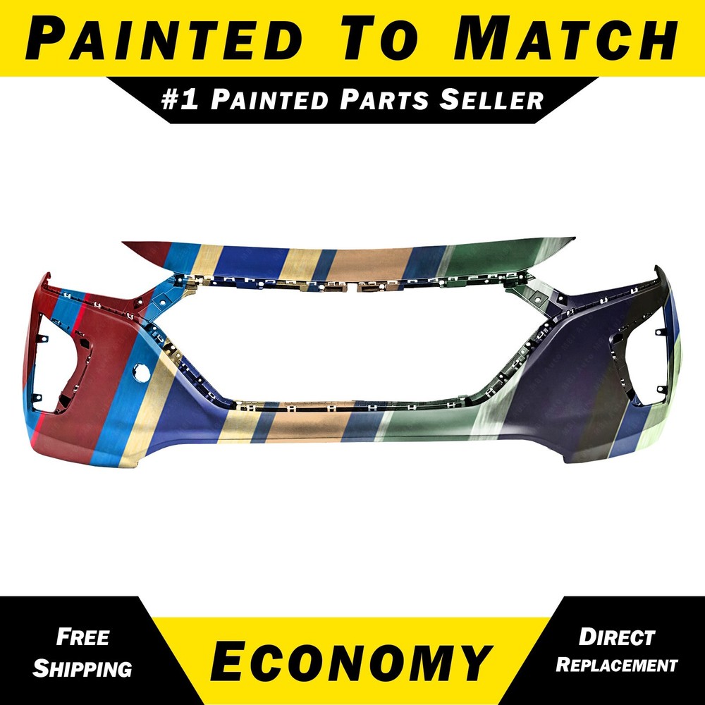 NEW Painted To Match Front Bumper Cover Fascia for 2017 2018 2019 Hyundai Ioniq