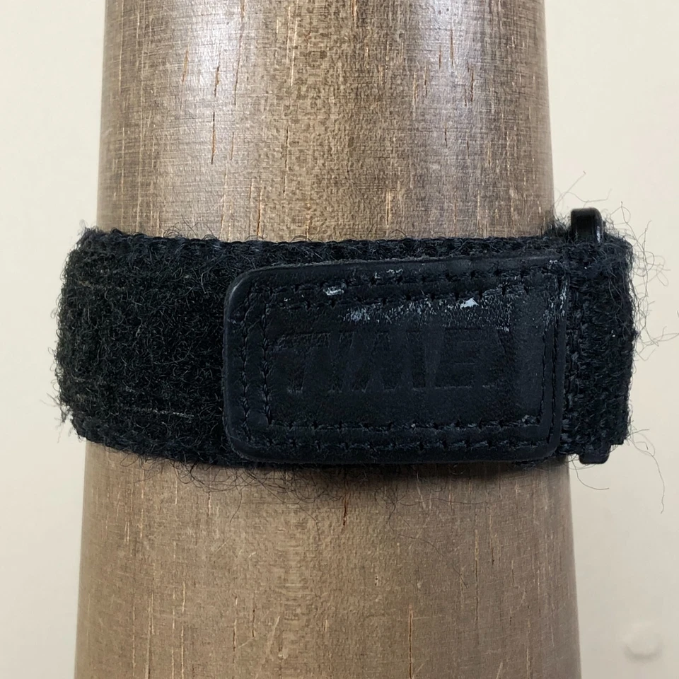 Reloj Digital 35mm De Colección Años 90 Timex Ironman Triatlón Hombres Negro Nylon Cuarzo 8 1/4" Foto 4 de 4