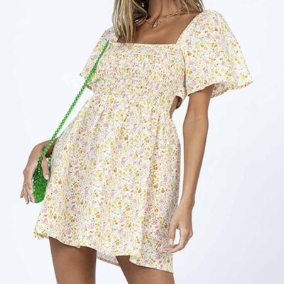 princess polly beach dresses Beacall Mini Dress | Aqua | Womens main image 1