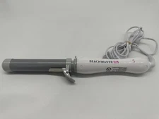 BeachWaver S1.25 Rotating Curling Iron White/Gray Dual Voltage 100-240V Ceramic