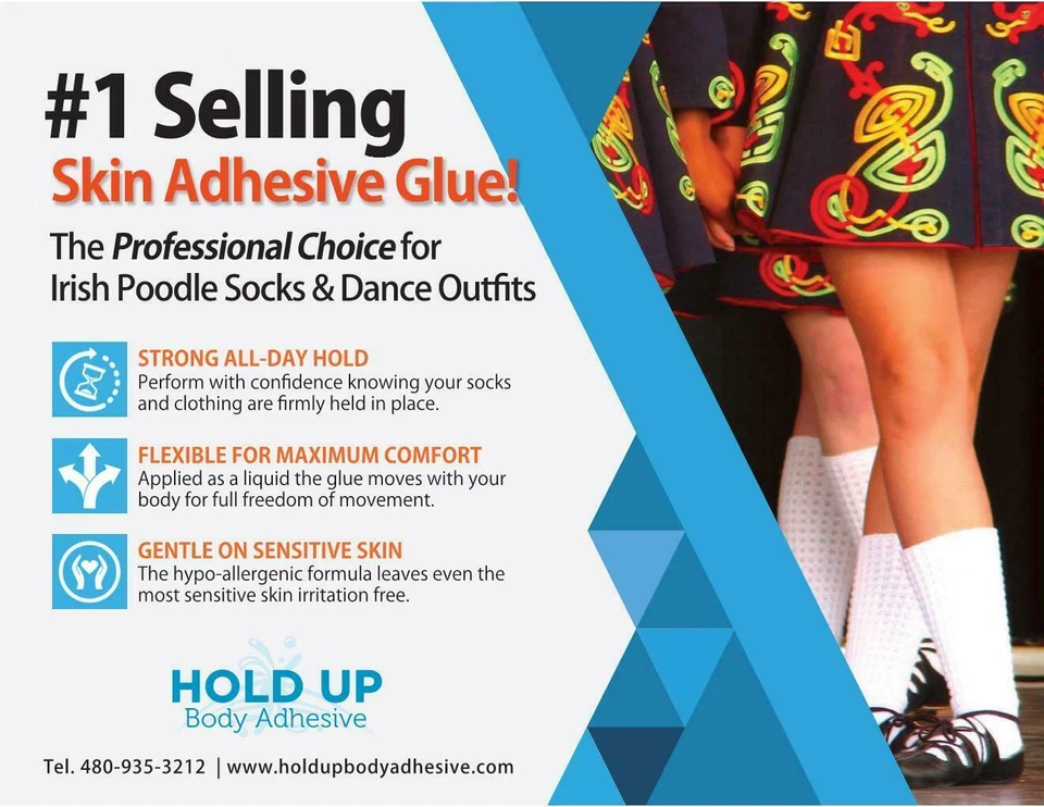 HOLD UP BODY ADHESIVO Panty Manguera Pegamento Calcetines Butt Pegamento Roll On It Stays - Paquete de 12 Foto 2 de 4