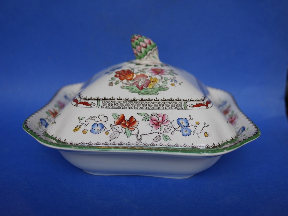 Spode Copeland Chinese Rose Covered Casserole Vegetable Tureen