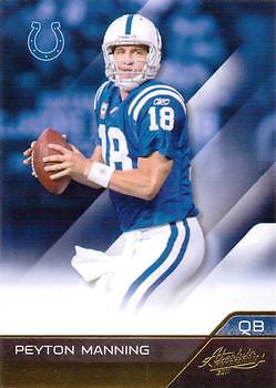 Peyton Manning 2011 Absolute Memorabilia - Retail #45 - Indianapolis Colts - Picture 1 of 2