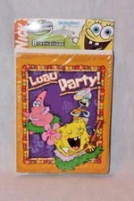 NEW SPONGEBOB LUAU LUAU 8 INVITATIONS  PARTY SUPPLIES