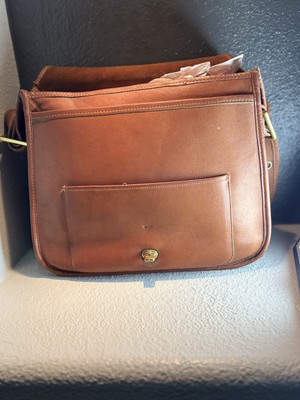 Coach Vintage Stewardess Bag British Tan Burnished Glovetanned N