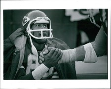 1977 Walter White Football Player Uniform Team 8X10 Historic Vintage Photo