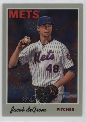 2019 Topps Heritage Chrome /999 Jacob deGrom #THC-419 1i3r