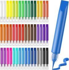 72 Pcs Suncatcher Paint Pens Paint Stained Glass Pigment Window Art Pens Suncatc