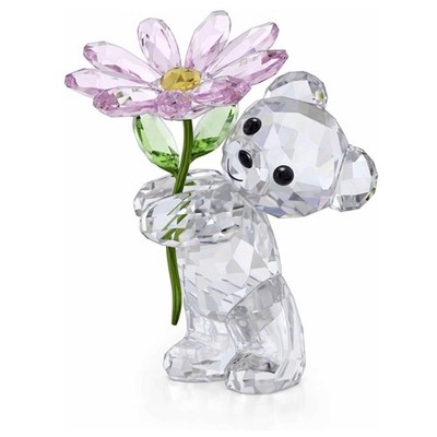 Swarovski Kris Bear A Daisy For You Crystal Figurine New In Box