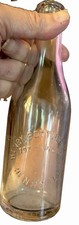 Vintage 1940 Henry Bottling Works Soda Bottle 10 oz Clear Embossed Henry ILL
