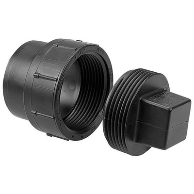 PPG 51236 for PlumbMaster 2 X 2 Spigot X Fpt Dwv Cleanout Adapter With Plug