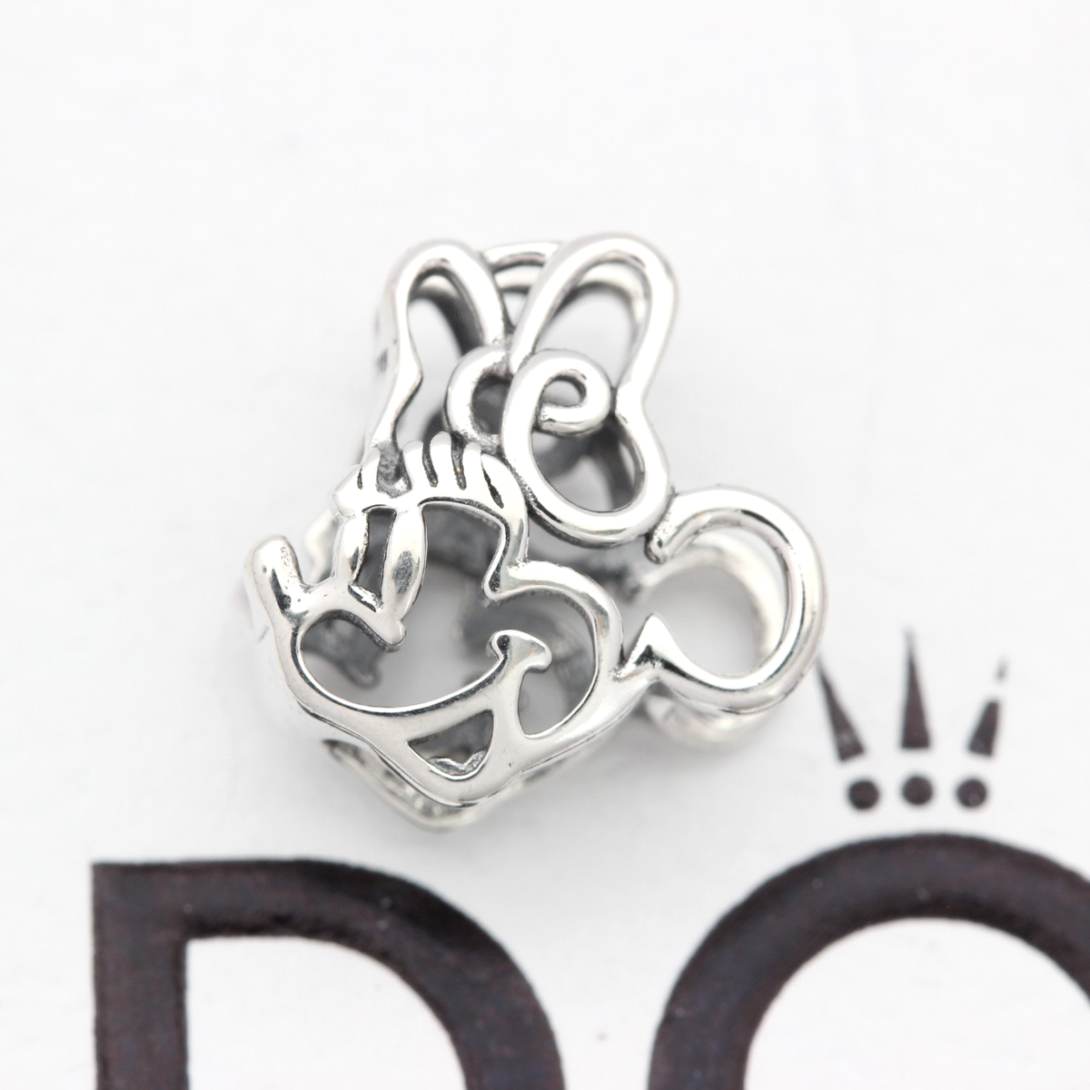 【訳あり・潰れ】PANDORA 限定 ミッキー＆ミニーアイコン クロス＆ポーチ付 Authentic Pandora Disney Minnie Mouse Openwork Charm 793908C00 | eBay