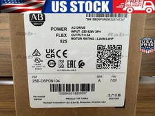 25B-D6P0N104 2022 New Sealed Genuine SER A PowerFlex 525 2.2kW 3Hp AC Drive