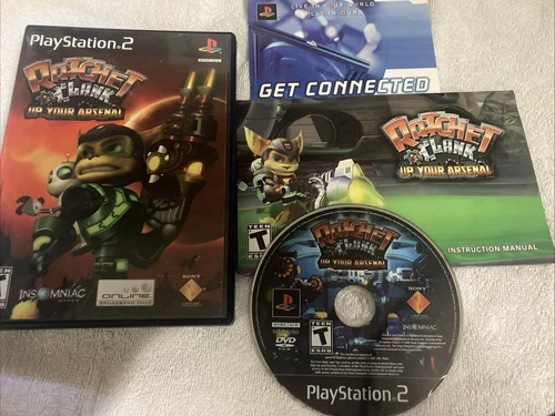 Ratchet & Clank: Up Your Arsenal (Playstation  PS2, 2005) Complete in Box CIB