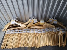 125 Count Wooden Clothes Hangers