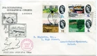 1964 GEOGRAPHICAL PHOS. GREAT BRITAIN QE2 ILLUS. FDC SOUTHAMPTON SHOW SLOGAN VGC