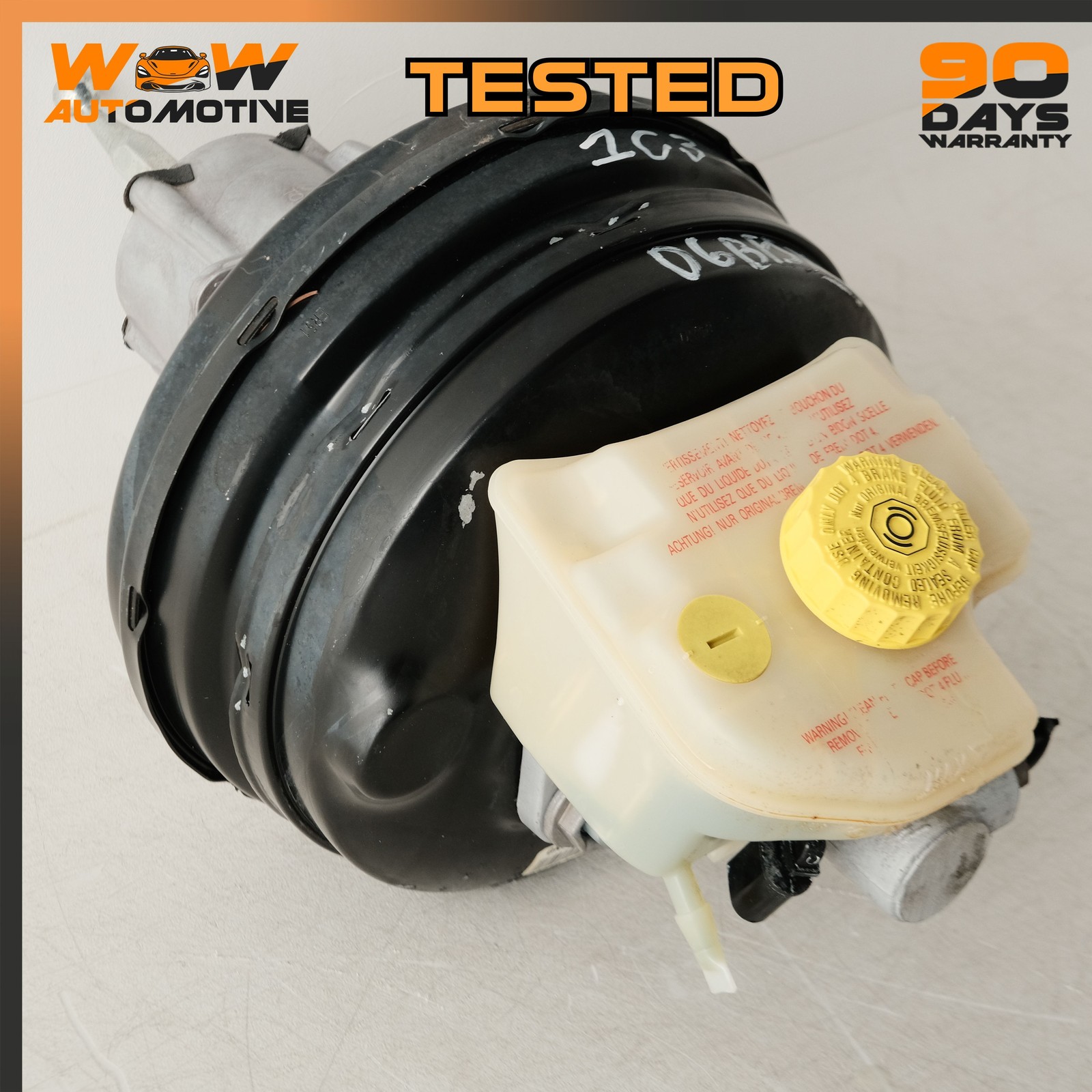 04-13 BENTLEY CONTINENTAL FLYING SPUR GTC BRAKE BOOSTER MASTER CYLINDER OEM