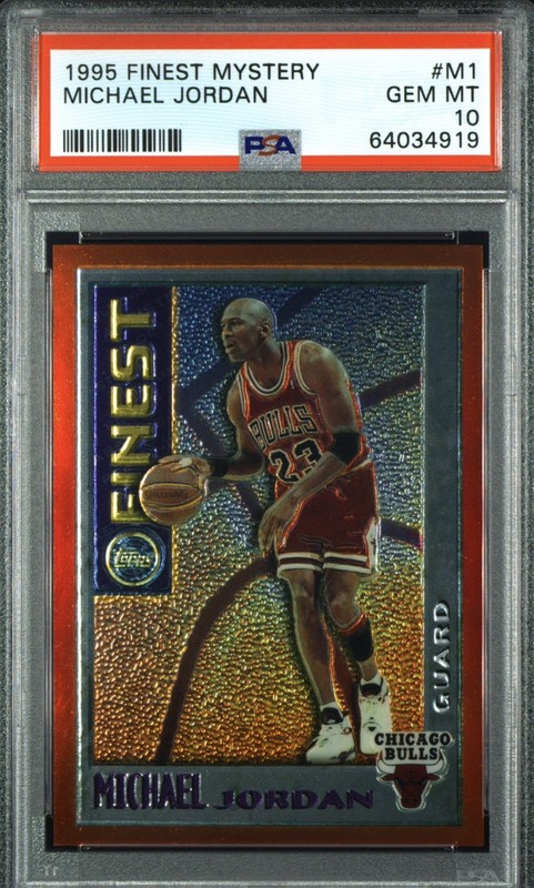 95-96 Topps Finest Michael Jordan Mystery - Michael Jordan Cards
