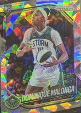 2025 Prizm WNBA Dominique Malonga Seattle Storm Cracked Ice Rookie #116