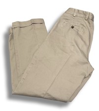Bills Khakis M2P Chinos Pants Mens 33x31 Tan Classic Fit Pleated Made in USA